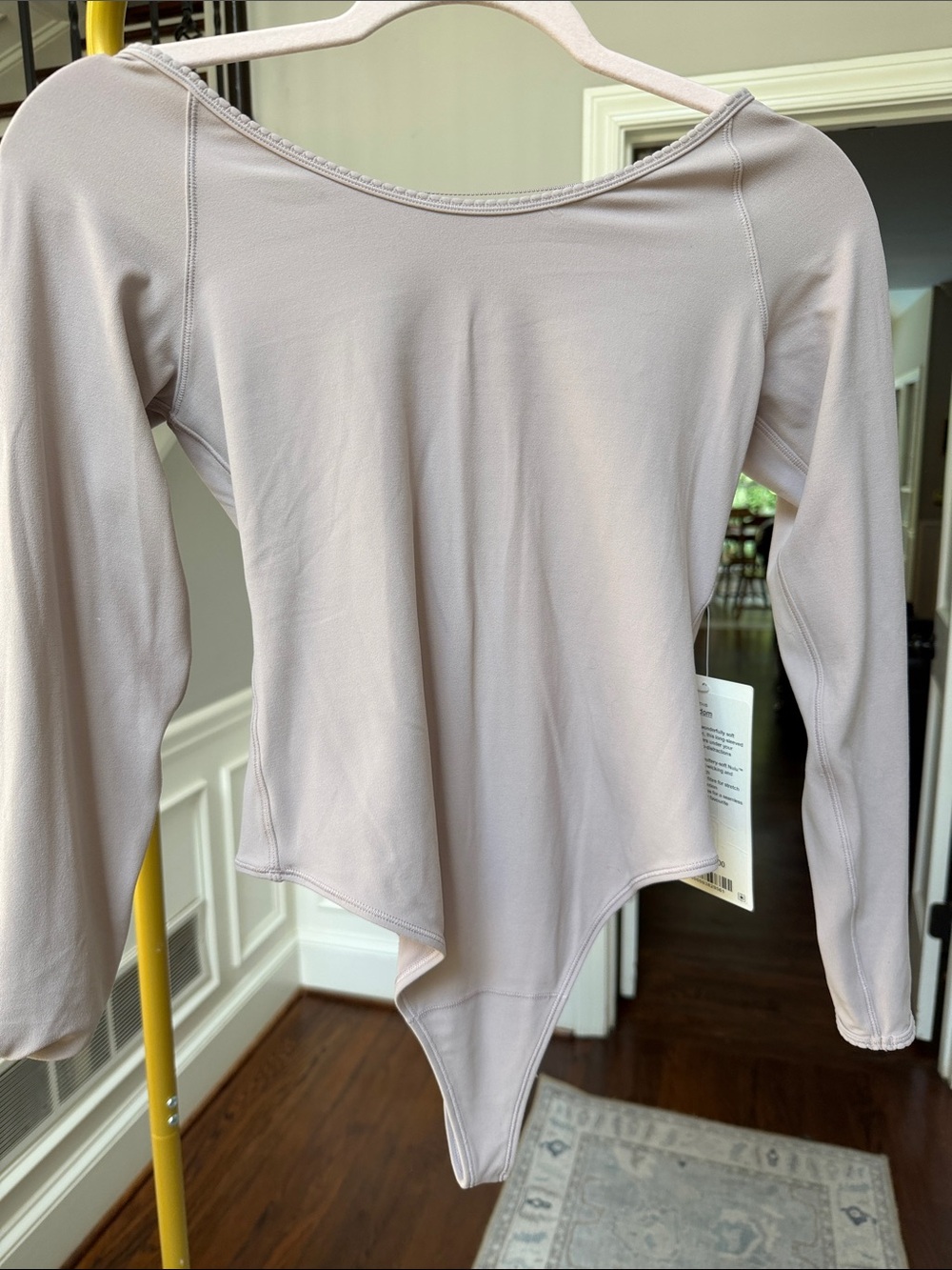 lululemon athletica Full Freedom Scoop Neck Bodysuit in Light Taupe
